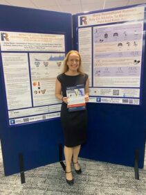 Joanne Stocks with 2022 Nottingham BRC Conference prize winning poster
